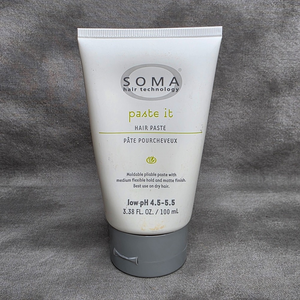 Soma Paste It Hair Paste 3.38 fl oz Medium Hold & Matte Finish